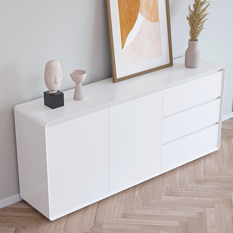 Contemporary Style Wood Dining Buffet with Cabinets and Drawers Clearhalo 'buffet_sideboard' 'Buffets & Sideboards' 'furn' 'furn_buffet_sideboard' 'Furniture' 'Kitchen & Dining Furniture' 7856745