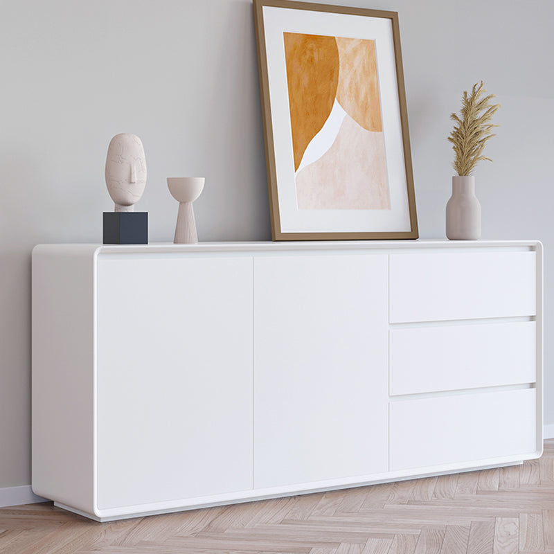 Contemporary Style Wood Dining Buffet with Cabinets and Drawers Clearhalo 'buffet_sideboard' 'Buffets & Sideboards' 'furn' 'furn_buffet_sideboard' 'Furniture' 'Kitchen & Dining Furniture' 7856746