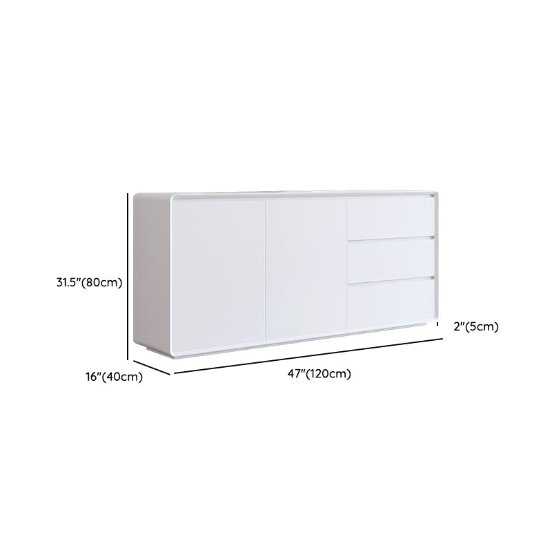 Contemporary Style Wood Dining Buffet with Cabinets and Drawers Clearhalo 'buffet_sideboard' 'Buffets & Sideboards' 'furn' 'furn_buffet_sideboard' 'Furniture' 'Kitchen & Dining Furniture' 7856748