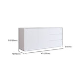 Contemporary Style Wood Dining Buffet with Cabinets and Drawers Clearhalo 'buffet_sideboard' 'Buffets & Sideboards' 'furn' 'furn_buffet_sideboard' 'Furniture' 'Kitchen & Dining Furniture' 7856748