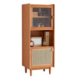 Contemporary Solid Wood Sideboard Cabinet with Doors for Kitchen Clearhalo 'buffet_sideboard' 'Buffets & Sideboards' 'furn' 'furn_buffet_sideboard' 'Furniture' 'Kitchen & Dining Furniture' 7856820