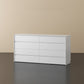 Wood Modern Storage Chest with Soft-Close Drawers for Bedroom
