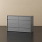 Wood Modern Storage Chest with Soft-Close Drawers for Bedroom