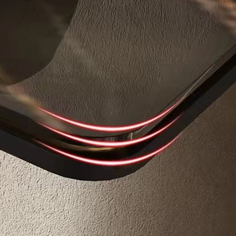 Rectangle Shape Contemporary Console Table Stone Sofa Table in Black for Hall Clearhalo 'Console Tables' 'console_tables' 'Entry & Mudroom Furniture' 'furn' 'furn_console_tables' 'Furniture' 7859201