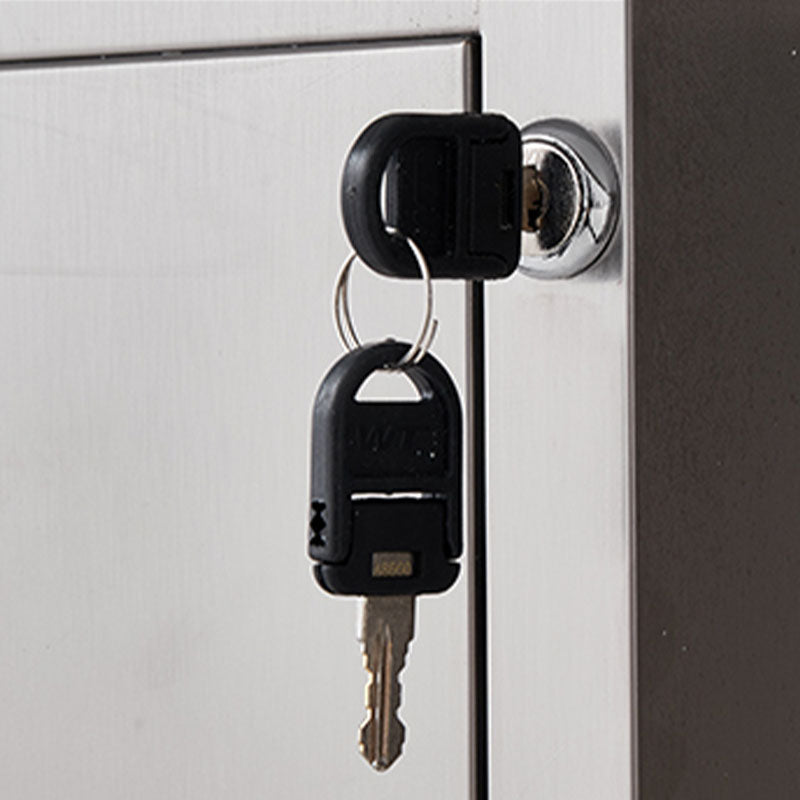 Acero inoxidable de escritorio de oficina de forma rectangular para oficina en plata