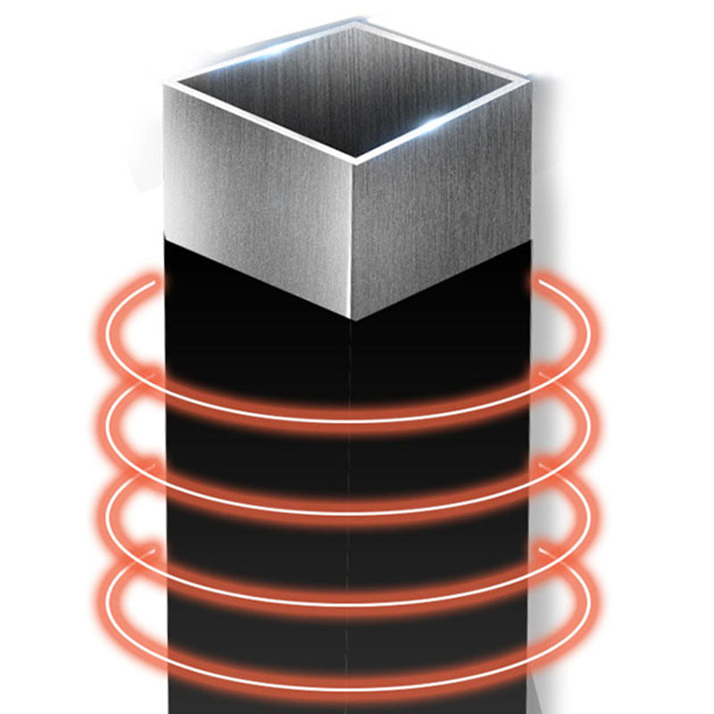 Tavolo da laptop da ufficio a forma di rettangolare legno con gambe metalliche in marrone