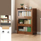 Contemporary Bamboo Bookcase Closed Back Bookshelf with Shelves for Study Room 23.6"L x 12.2"W x 42.1"H Brown Clearhalo 'Bookcases' 'furn' 'furn_bookcases' 'Furniture' 'Office Furniture' 7859880