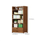 Vertical Contemporary Bamboo Bookcase Open Back Bookshelf for Office Clearhalo 'Bookcases' 'furn' 'furn_bookcases' 'Furniture' 'Office Furniture' 7859970