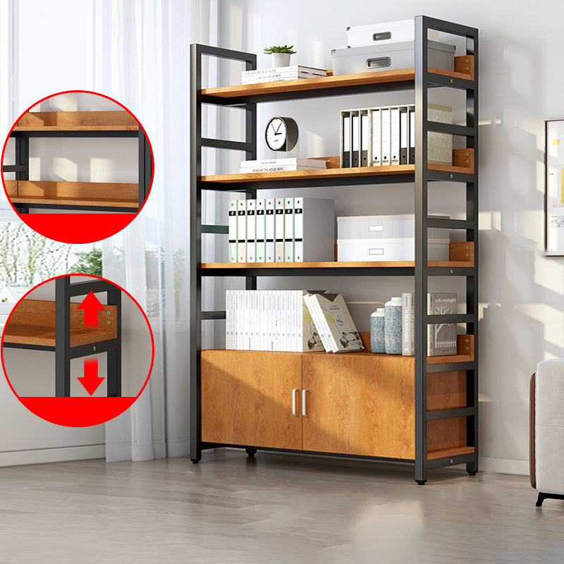 Moderner Stil Open Back Bookshelf Engineered Hole Books für Büro