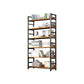 Moderner Stil Open Back Bookshelf Engineered Hole Books für Büro