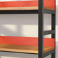 Moderner Stil Open Back Bookshelf Engineered Hole Books für Büro
