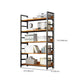 Moderner Stil Open Back Bookshelf Engineered Hole Books für Büro