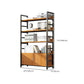 Moderner Stil Open Back Bookshelf Engineered Hole Books für Büro