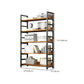 Moderner Stil Open Back Bookshelf Engineered Hole Books für Büro