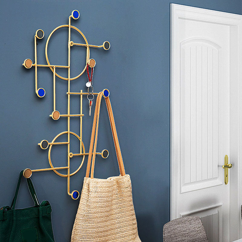 Moderner Stil Minimalistischer Kleiderbügel Heimwand Hängende Metallbedeckung Rack