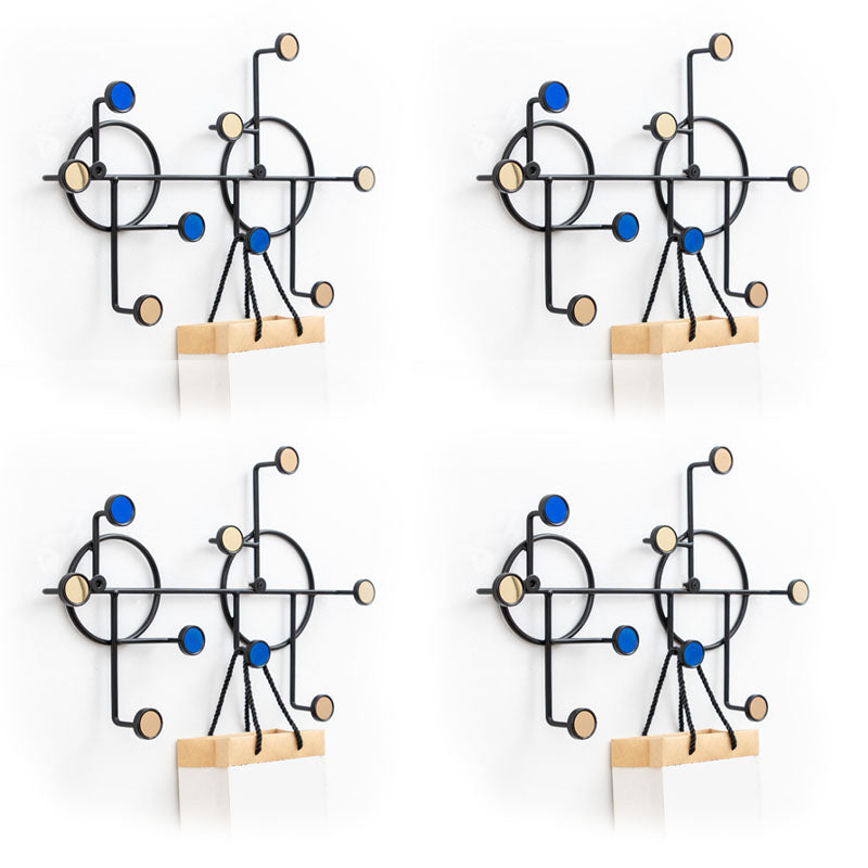 Moderner Stil Minimalistischer Kleiderbügel Heimwand Hängende Metallbedeckung Rack