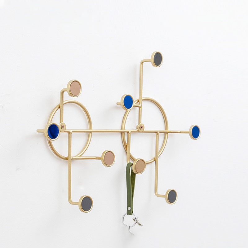 Moderne stijl minimalistische jas hanger home muur hangende metalen kaprek