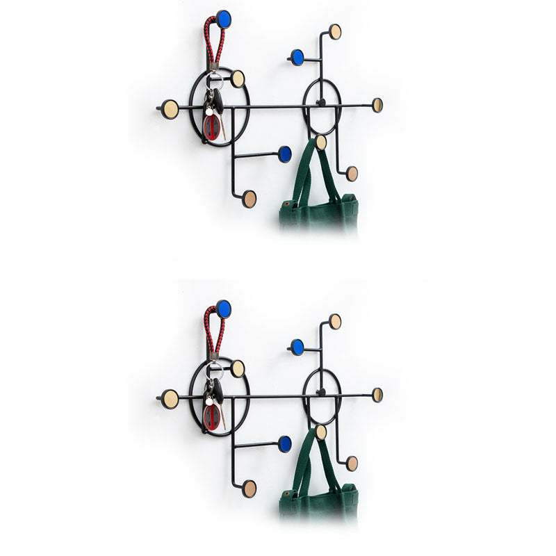 Moderner Stil Minimalistischer Kleiderbügel Heimwand Hängende Metallbedeckung Rack