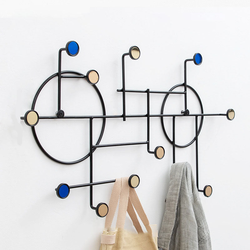 Moderne stijl minimalistische jas hanger home muur hangende metalen kaprek