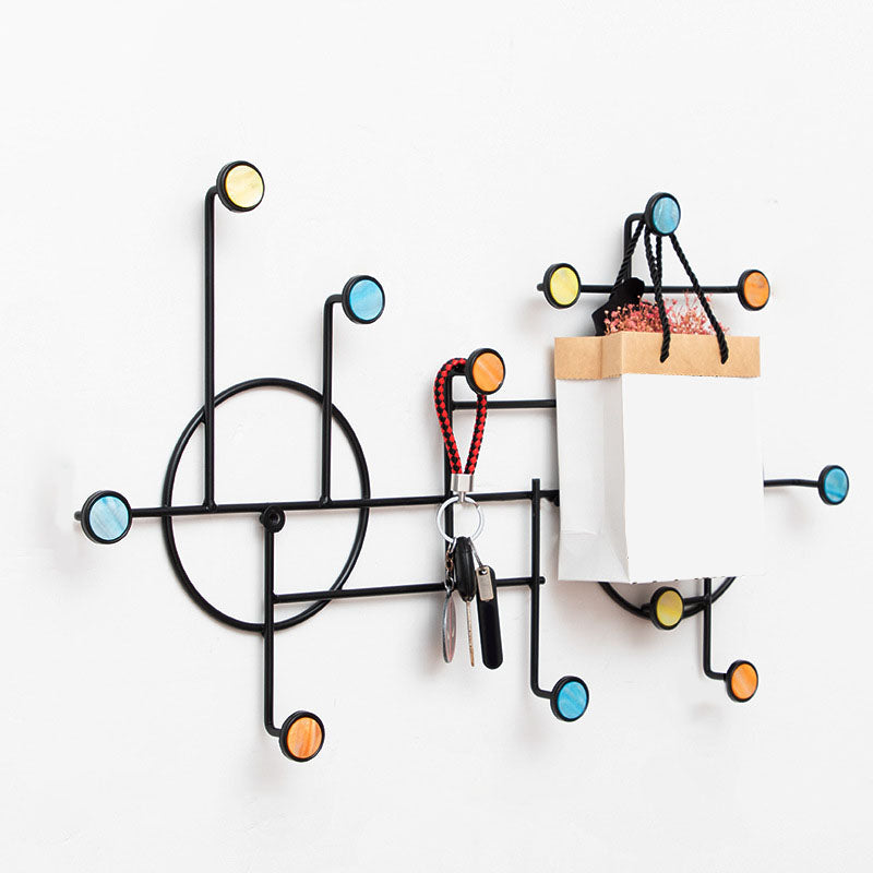 Moderne stijl minimalistische jas hanger home muur hangende metalen kaprek