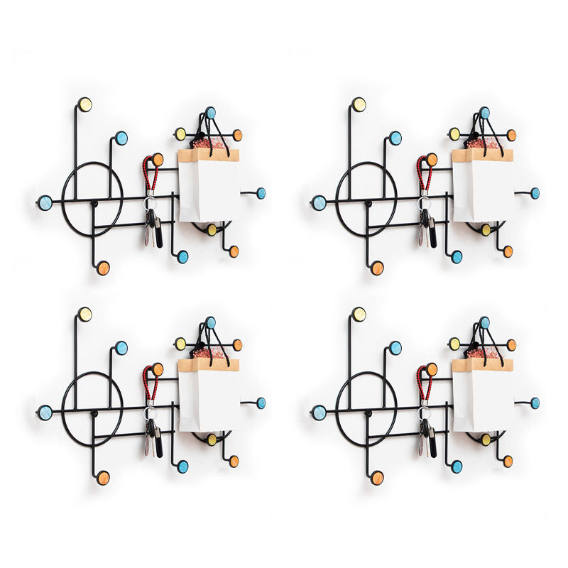 Moderner Stil Minimalistischer Kleiderbügel Heimwand Hängende Metallbedeckung Rack