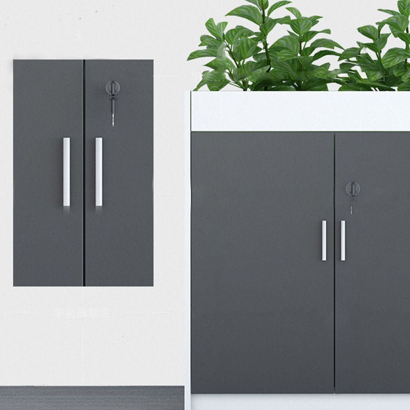 Archivo de madera moderno con almacenamiento de bloqueo para el hogar y la oficina