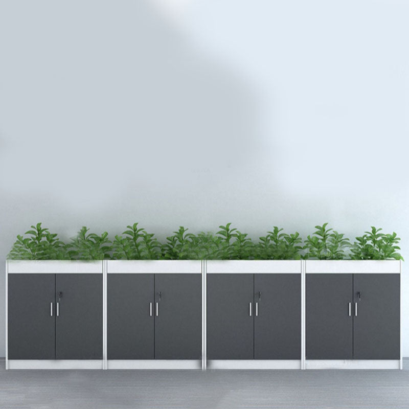 Archivo de madera moderno con almacenamiento de bloqueo para el hogar y la oficina