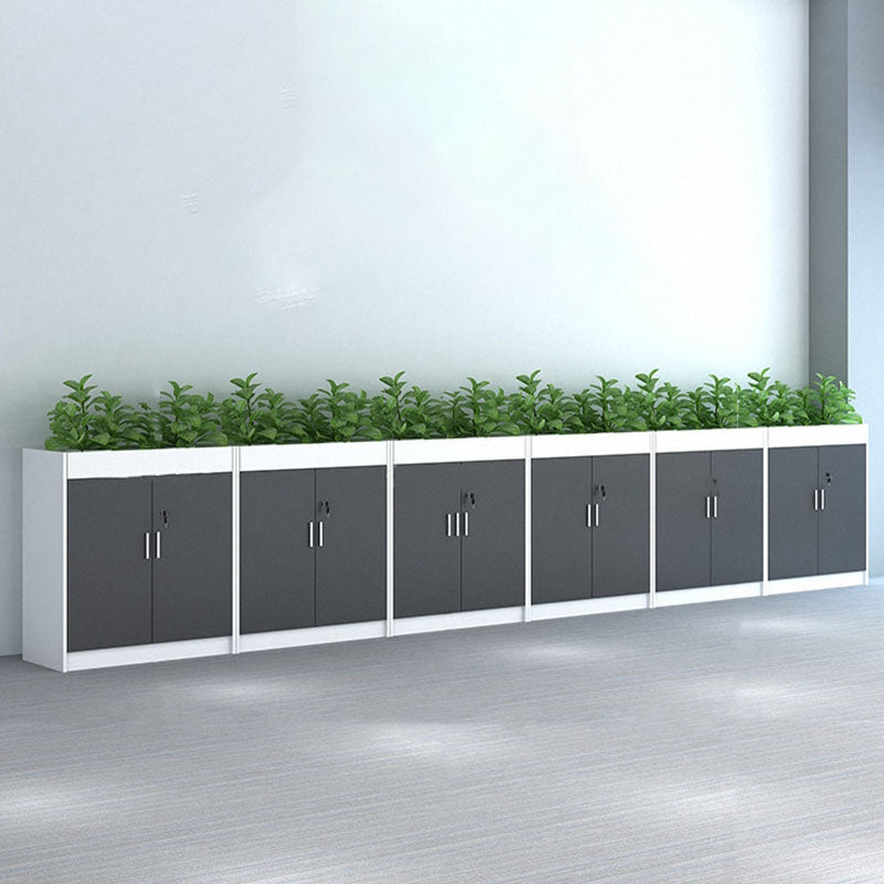 Archivo de madera moderno con almacenamiento de bloqueo para el hogar y la oficina