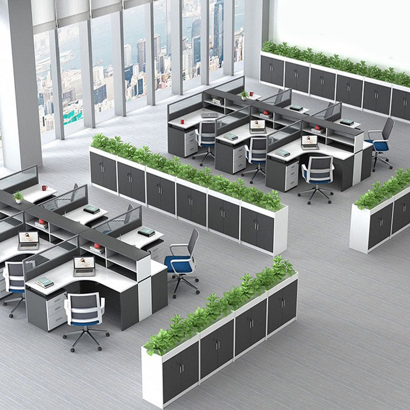 Archivo de madera moderno con almacenamiento de bloqueo para el hogar y la oficina