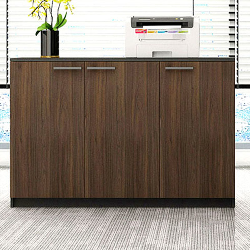 Modern Engineered Wood File Cabinet with Drawers for Home Office 47"L x 16"W x 31"H Brown Clearhalo 'Filing Cabinets' 'filling_cabinets' 'furn' 'furn_filling_cabinets' 'Furniture' 'Office Furniture' 7860388
