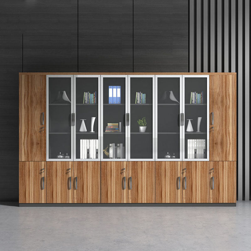 Armoire à fichiers modernes en bois moderne avec stockage de verrouillage pour le bureau à domicile