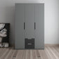 Contemporary Style Wardrobe Armoire Wood Armoire with Door for Bedroom