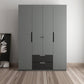 Contemporary Style Wardrobe Armoire Wood Armoire with Door for Bedroom