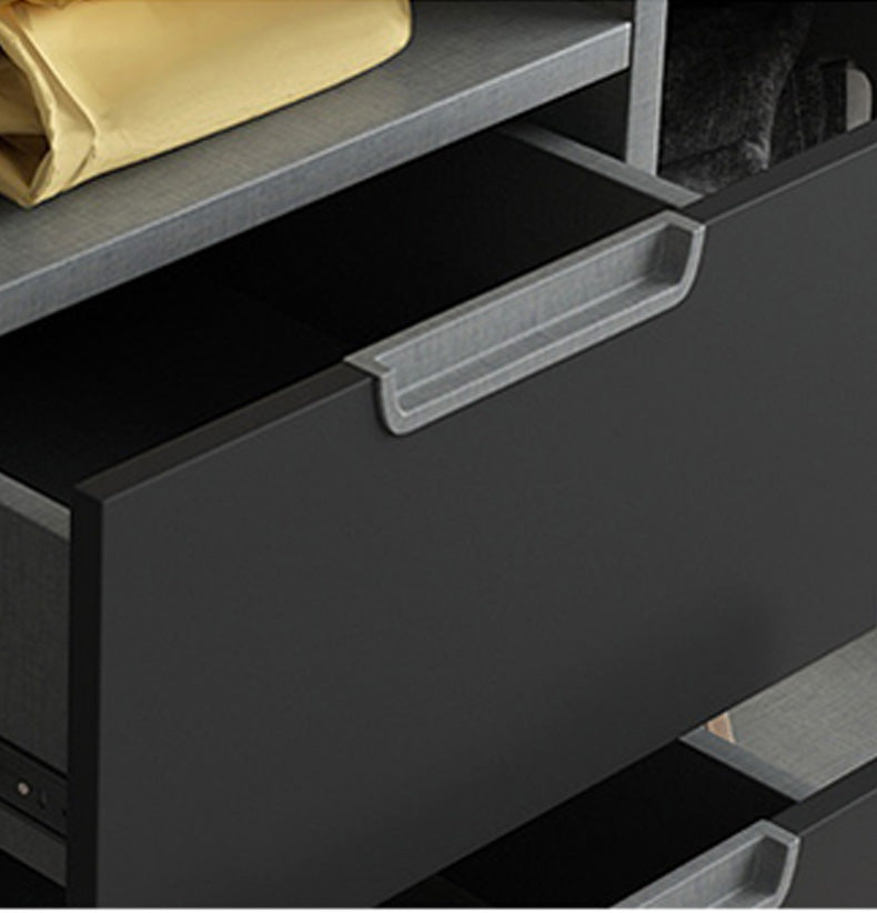 Contemporary Style Wardrobe Armoire Wood Armoire with Door for Bedroom