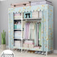 Contemporary Style Wardrobe Armoire Bedroom Armoire with Leg and Shelves
