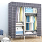 Contemporary Style Wardrobe Armoire Bedroom Armoire with Leg and Shelves