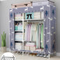 Contemporary Style Wardrobe Armoire Bedroom Armoire with Leg and Shelves