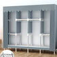 Contemporary Style Wardrobe Armoire Bedroom Armoire with Leg and Shelves