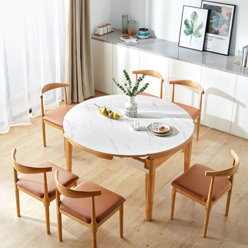 Hedendaagse rechthoekige en rond gemakkelijke vouwtafel met 4 voet