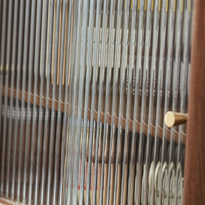 Contemporary Solid Wood Sideboard Cabinet in Brown with Glass Doors Clearhalo 'buffet_sideboard' 'Buffets & Sideboards' 'furn' 'furn_buffet_sideboard' 'Furniture' 'Kitchen & Dining Furniture' 7868743