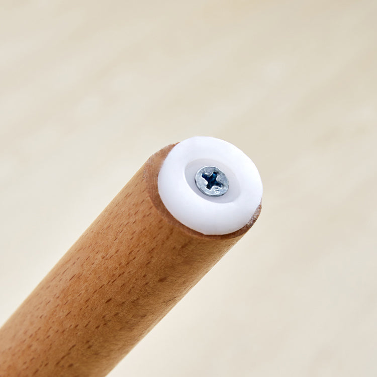 Hedendaagse Acryl Backlest Teller High Stool met houten basis