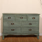 Nautical Storage Chest Bedroom Solid Wood Chest with Drawers
