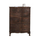 Nautical Storage Chest Bedroom Solid Wood Chest with Drawers
