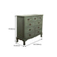 Nautical Storage Chest Bedroom Solid Wood Chest with Drawers