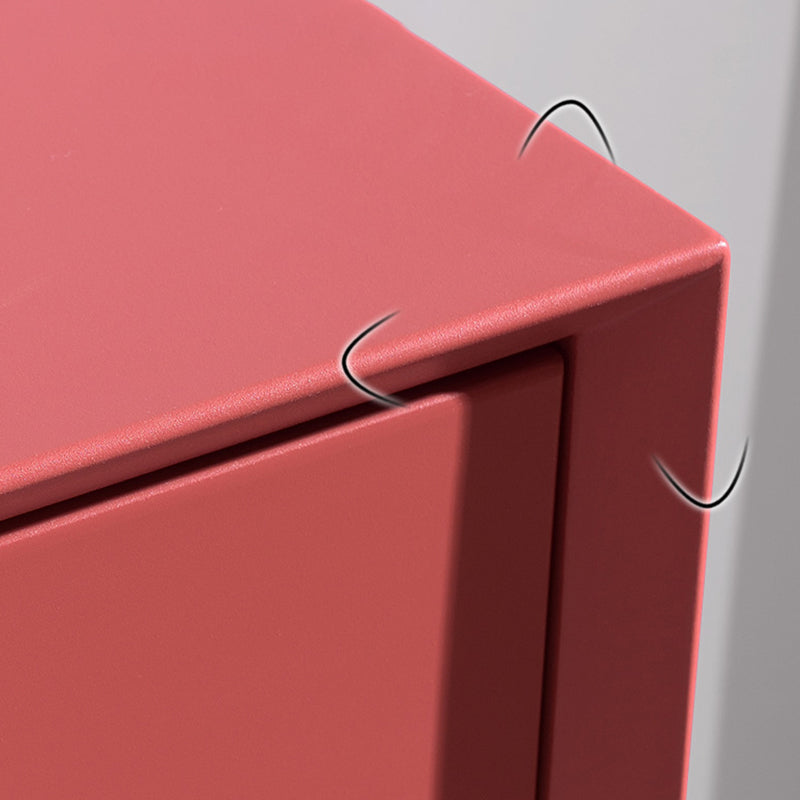 Scandinavische houten opbergkist met zachte close laden voor slaapkamer