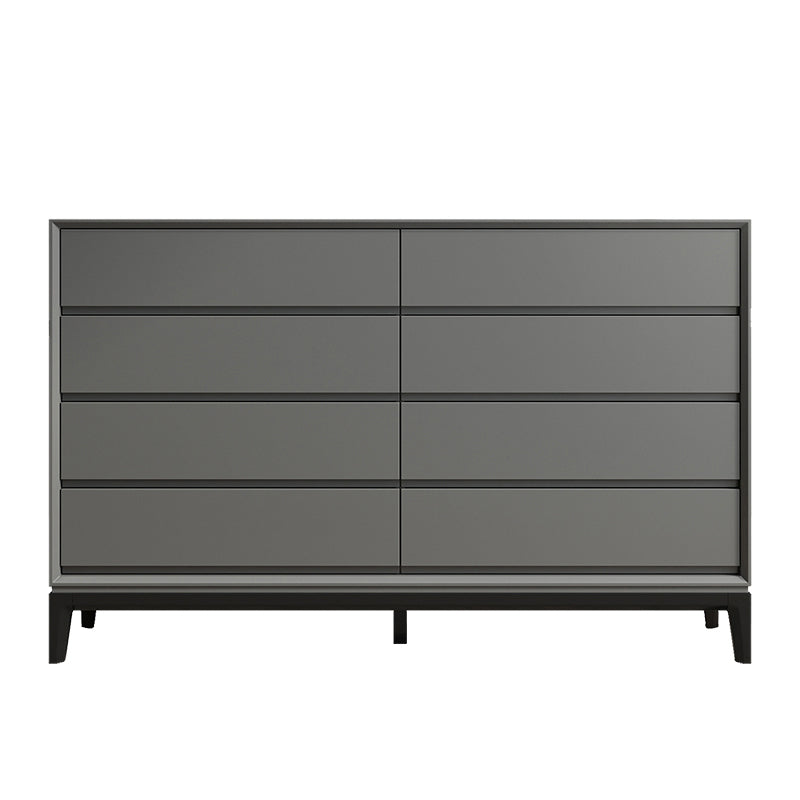 Cofre de almacenamiento de madera moderno con cajones de cierre suave para dormitorio