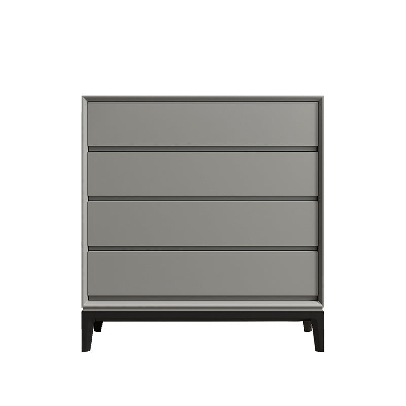 Cofre de almacenamiento de madera moderno con cajones de cierre suave para dormitorio