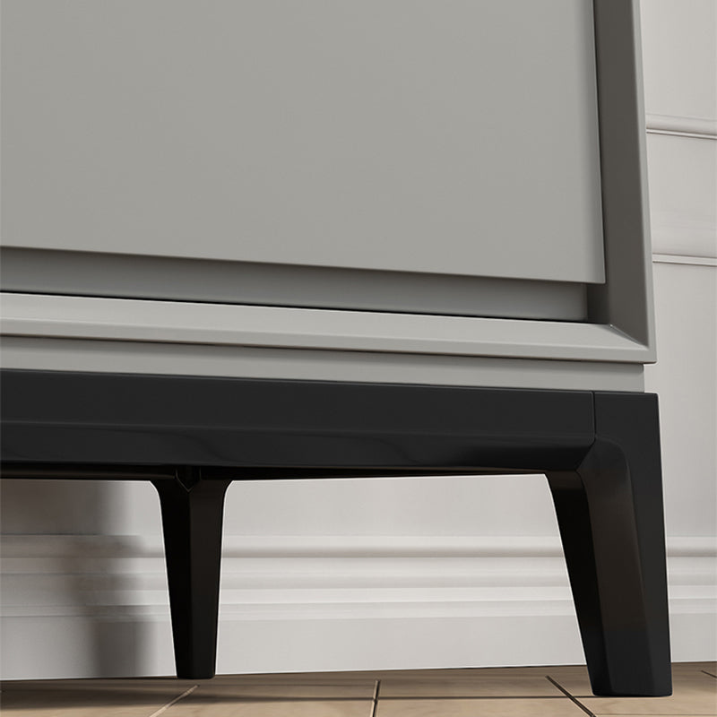 Moderne Holzspeicherkiste mit weichen Schubladen für Schlafzimmer