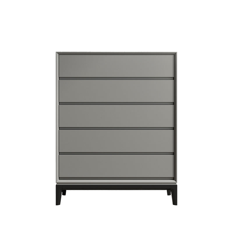 Cofre de almacenamiento de madera moderno con cajones de cierre suave para dormitorio