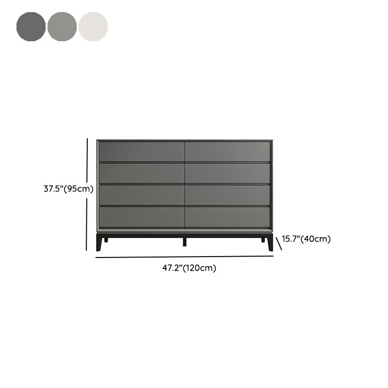 Moderne houten opbergkist met zachte close laden voor slaapkamer